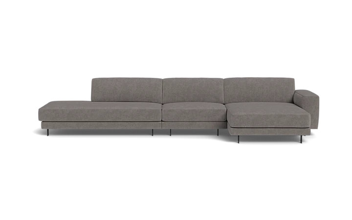 Samba Day sofa med chaiselong og open end med Rio armlæn